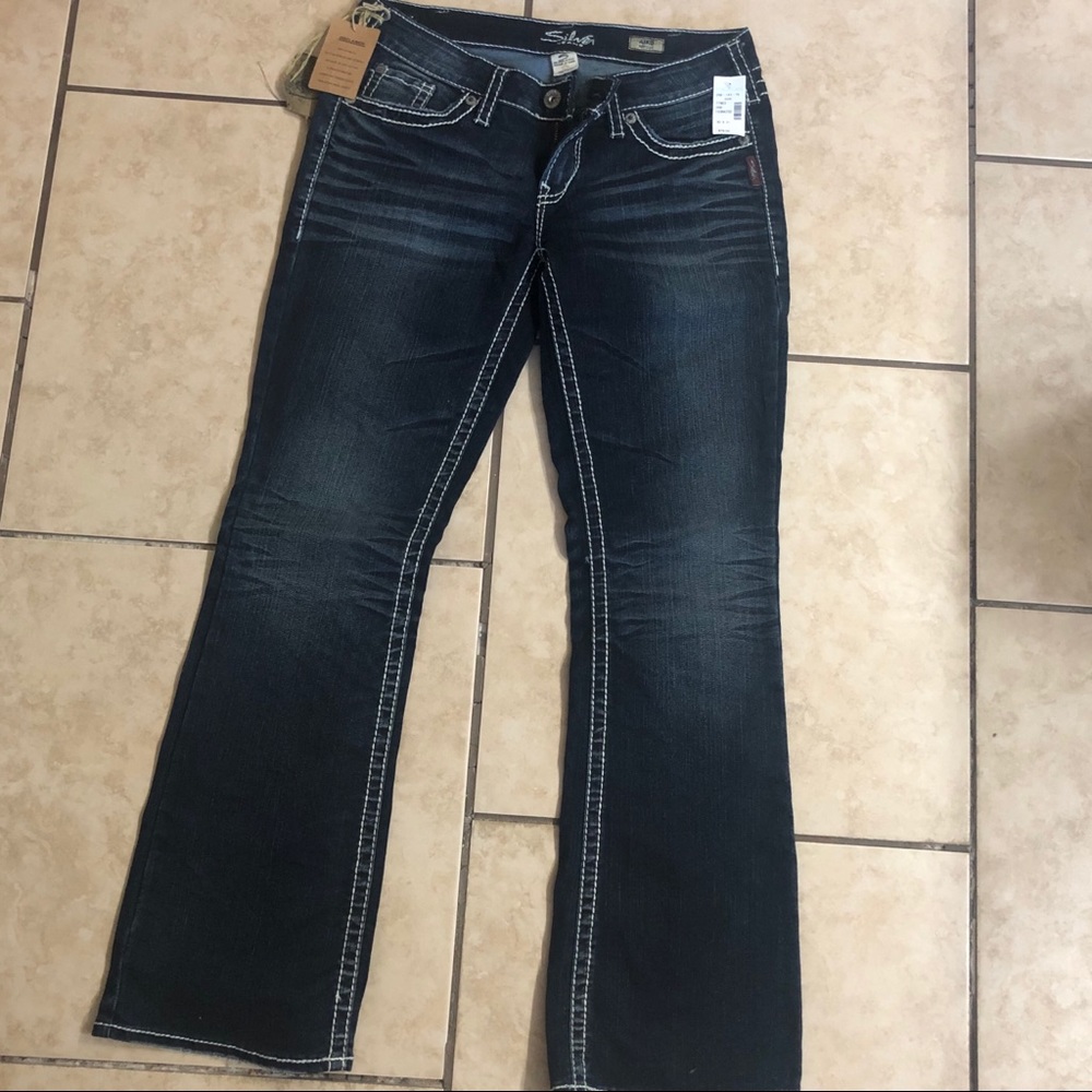 NWT Silver Aiko Bootcut Jeans